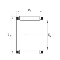 滾針及保持架組件 K20X26X20, 根據 DIN 5405-1/ISO 3030 標準